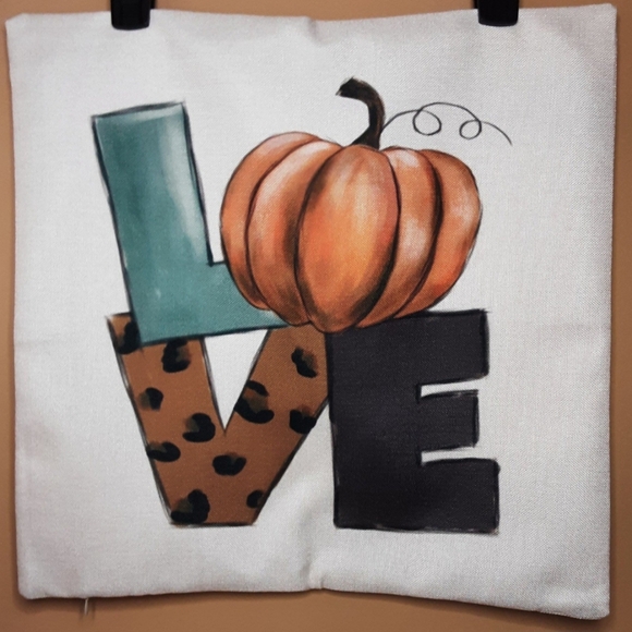 NEW Set of 4 Fall/Thanksgiving Pillowcovers - gnomes, leopard print - Picture 8 of 12